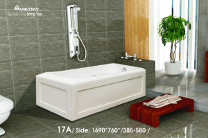Bồn tắm dài Việt Mỹ Model 17A