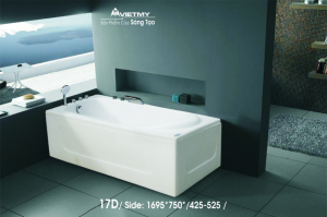 Bồn tắm dài Việt Mỹ Model 17D