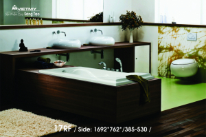 Bồn tắm dài Việt Mỹ Model 17RF