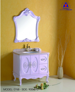 Bộ tủ chậu Lavabo Việt Mỹ Model 076B