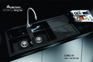 Chậu rửa đá nhân tạo mã C Việt Mỹ Model C2NC-01