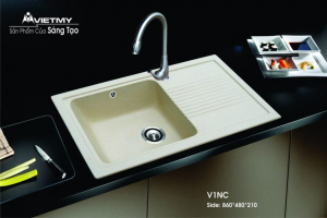 Chậu rửa đá nhân tạo mã V Việt Mỹ Model V1NC